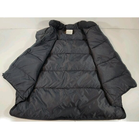 Eddie Bauer Men's XL Premium Goose Down Downlight Puffer Vest Gray WPL-9647 Vtg - Picture 3 of 7